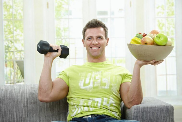 sports and healthy foods to increase strength
