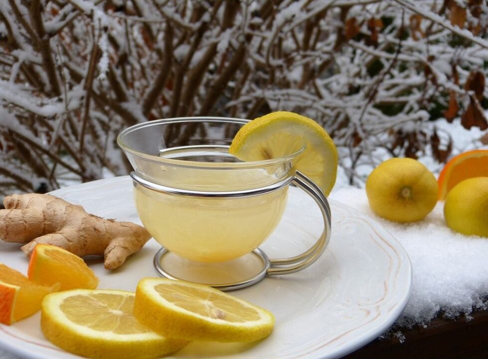 ginger-based lemon tea for activity