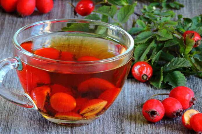The use of decoction based on wild rose and hawthorn will have a beneficial effect on the activity